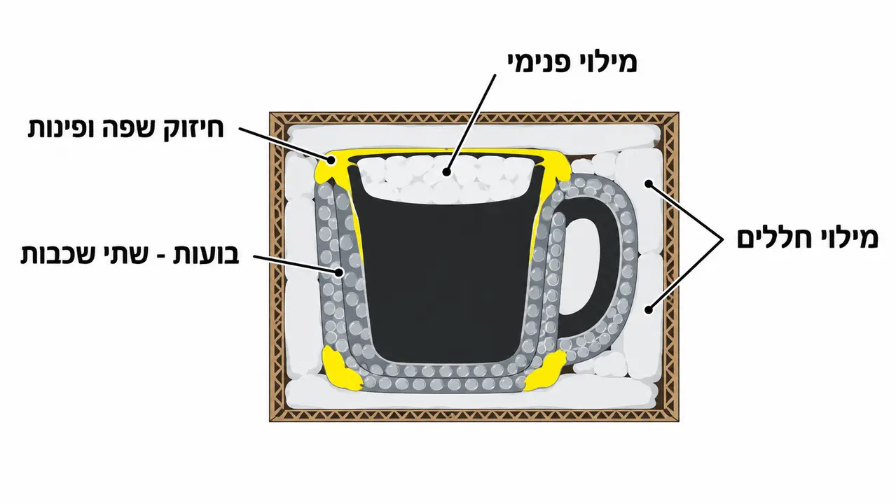כמה שכבות ניילון בועות צריך