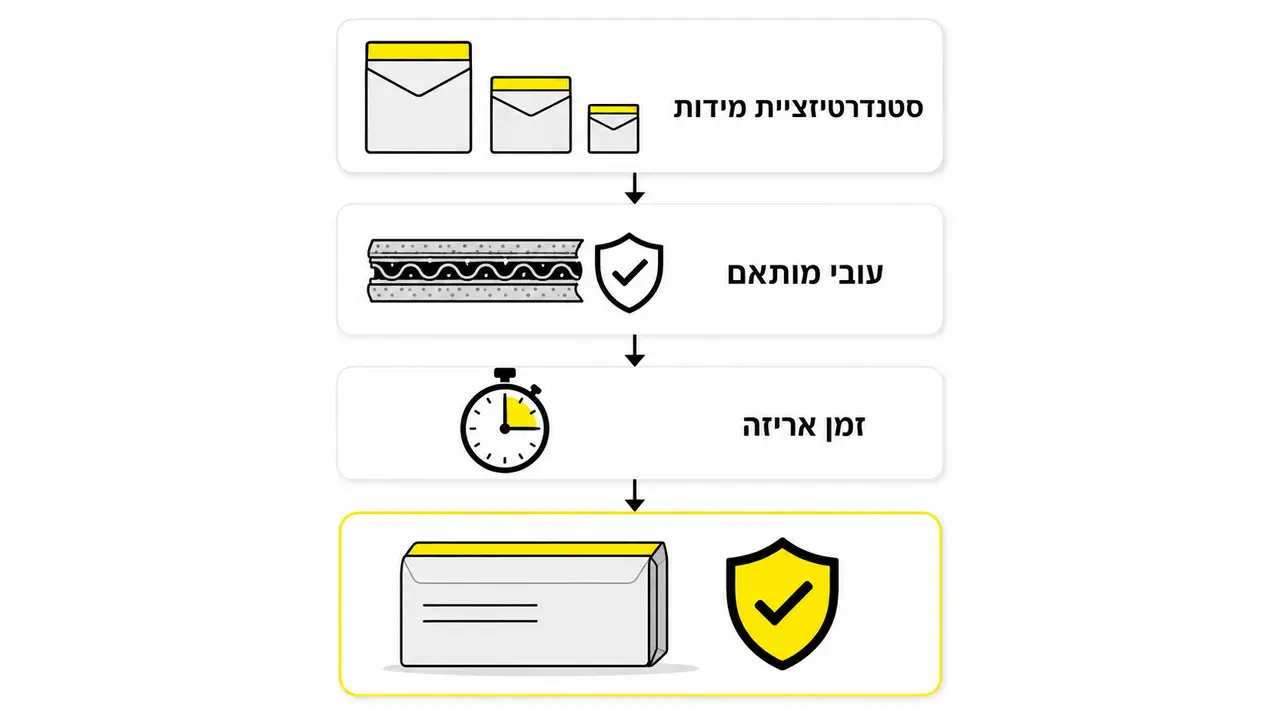 איך לחסוך בעלויות משלוח בלי להוריד רמת הגנה