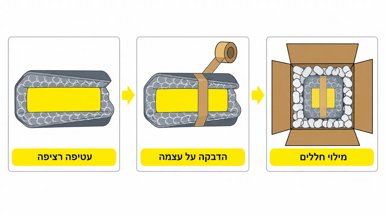 איך אורזים נכון עם פצפצים כדי שהעובי באמת יעבוד?