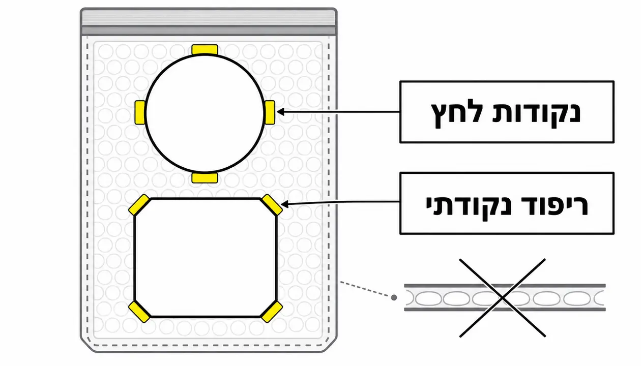 איך אורזים מוצרים עם צורות לא אחידות