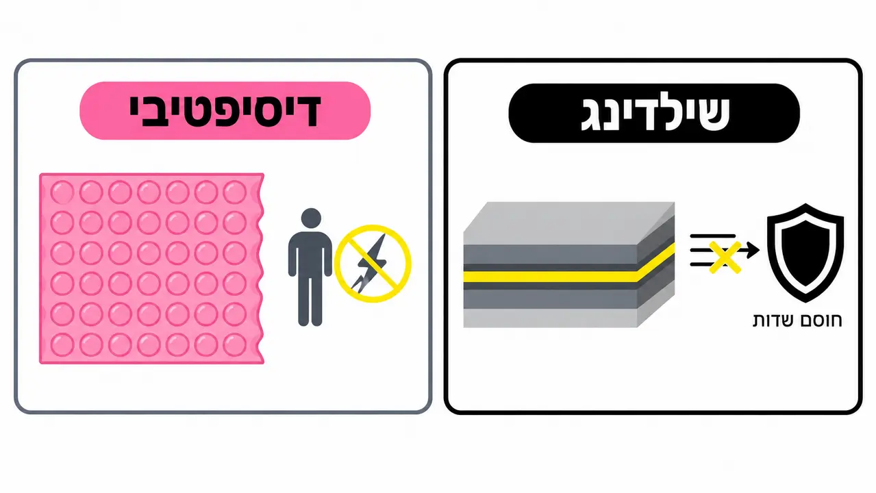 האם פצפצים ורוד זה אותו דבר כמו ניילון בועות אנטי סטטי?