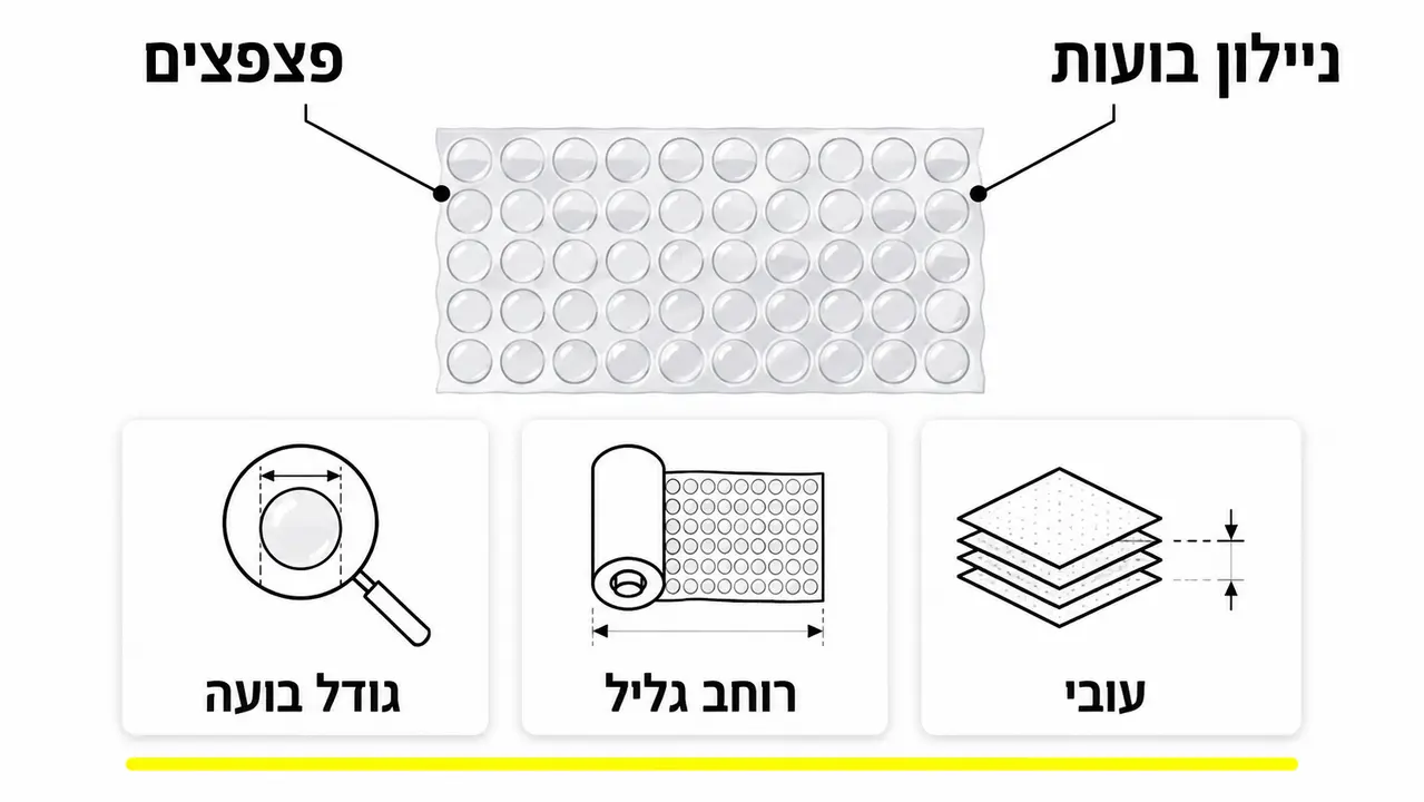 פצפצים או ניילון בועות, מה בדיוק מזמינים מהספק