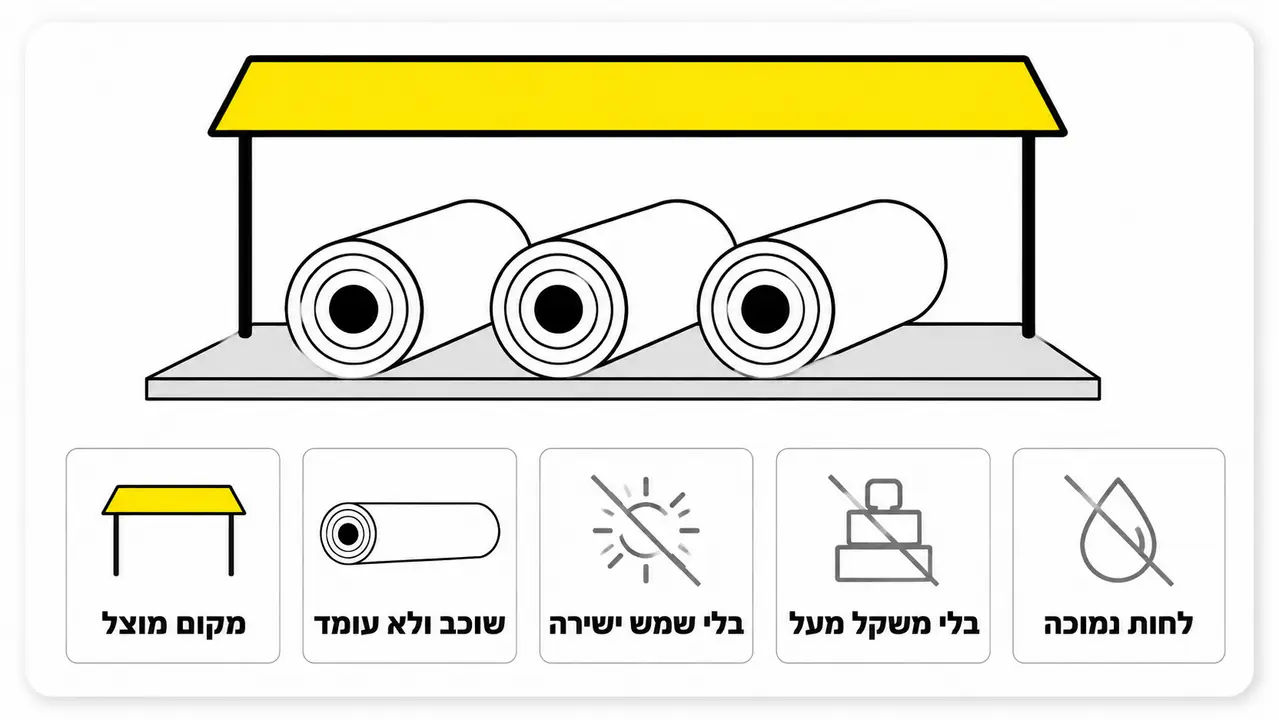 תנאי אחסון של גלילים שאף אחד לא מדבר עליהם