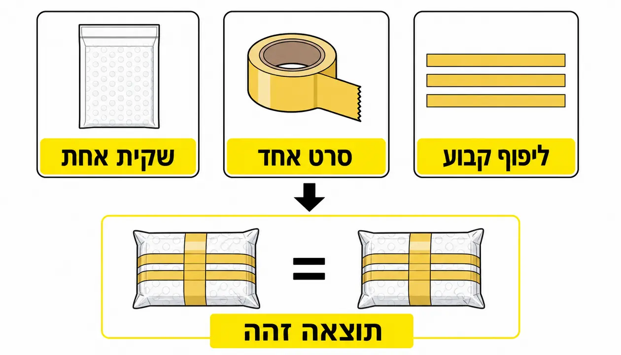 מה מפחית שונות בין עובדי אריזה שונים